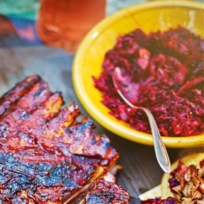 Leigh's beetroot and smoked bacon relish
