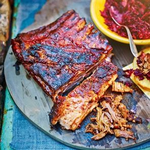 Leigh's slow-cooked smoked pork belly