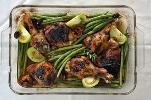 Lemon- and honey-flavored chicken