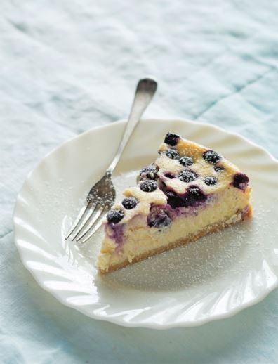 Lemon & blueberry cheesecake