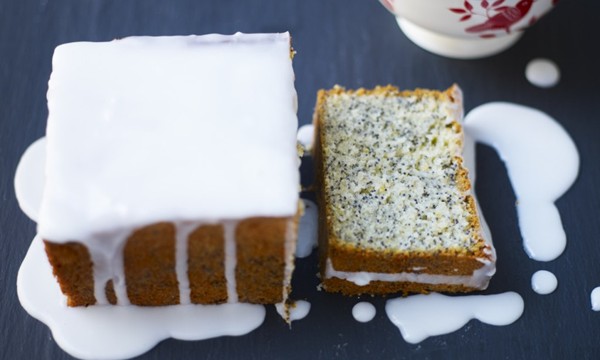 Lemon & lime poppy seed drizzle cake