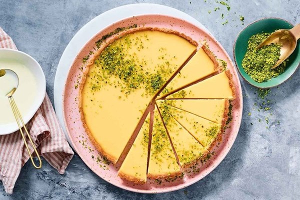 Lemon & passionfruit tart