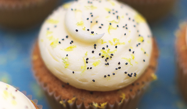 Lemon & poppy seed cupcakes