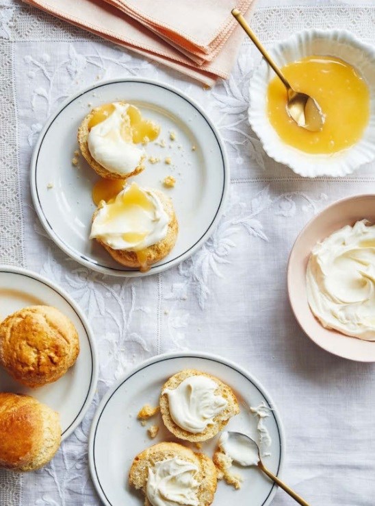 Lemon & vanilla scones