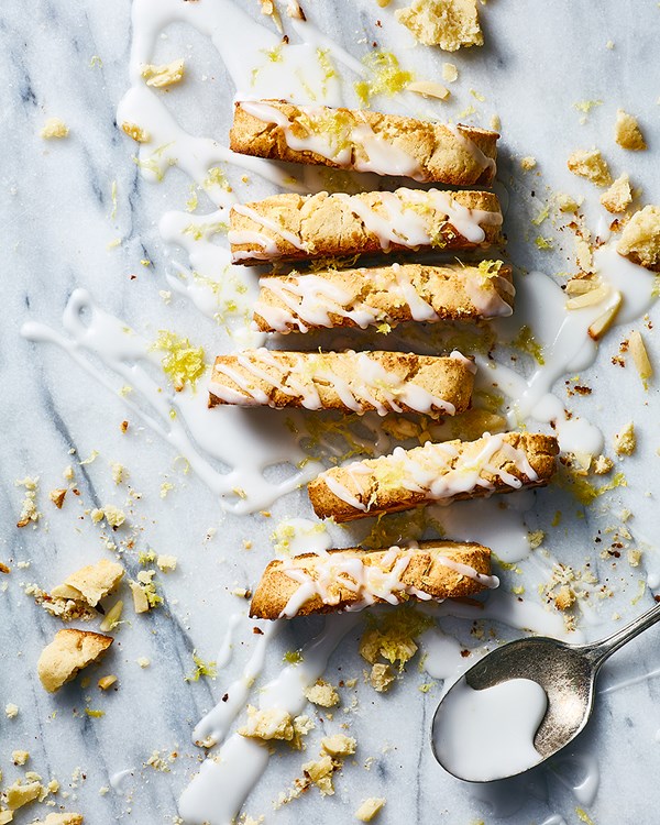 Lemon almond biscotti