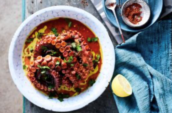 Lemon and chilli octopus
