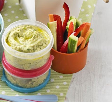 Lemon and coriander houmous