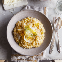 Lemon and fennel risotto