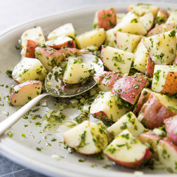 Lemon and herb red potato salad