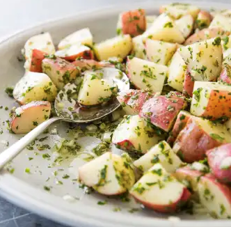 Lemon and herb red potato salad