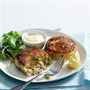 Lemon and horseradish fishcakes