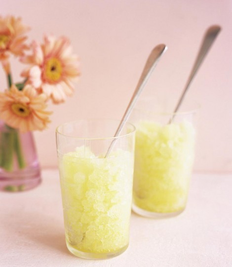 Lemon and lime granita