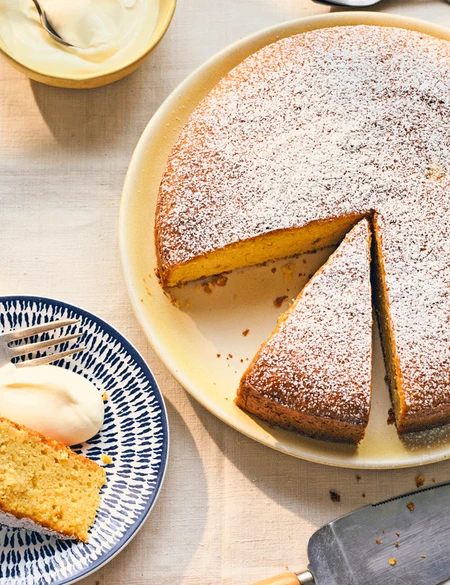 Lemon and olive oil cake