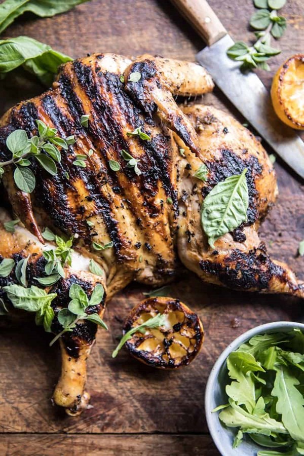 Lemon and oregano grilled chicken