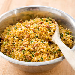 Lemon and parsley couscous salad
