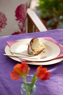 Lemon and poppy seed kugelhopf cake