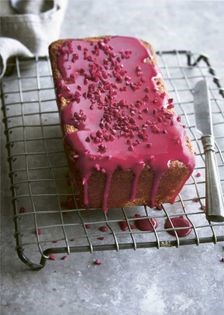 Lemon and raspberry loaf