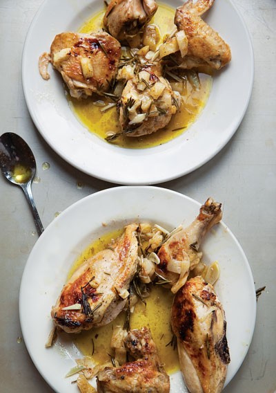 Lemon and rosemary chicken (Pollo arrosto)