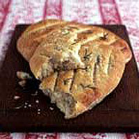 Lemon and rosemary flatbread