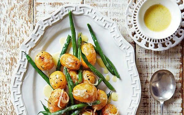 Lemon and rosemary roast-potato salad