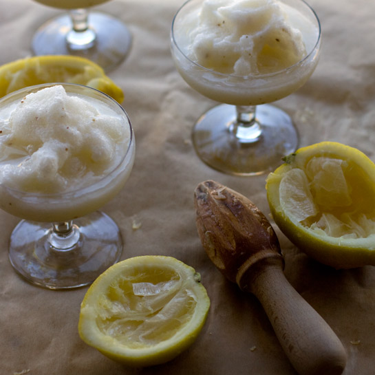 Lemon anise slush