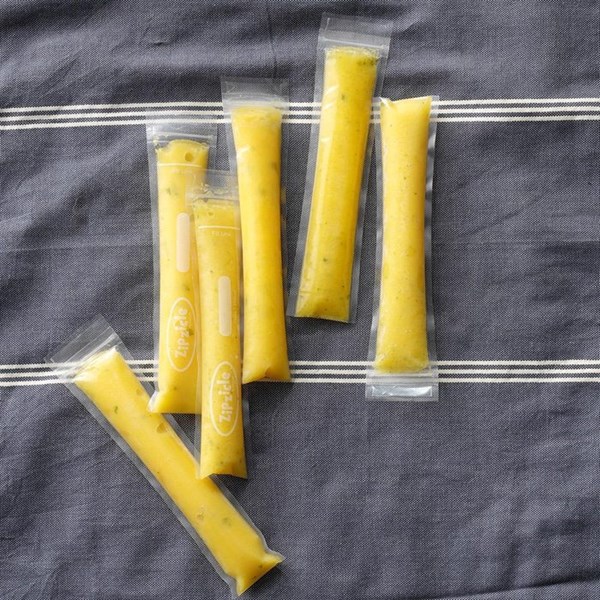 Lemon-apricot fruit pops