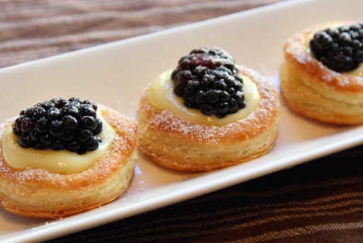 Lemon berry tartlets