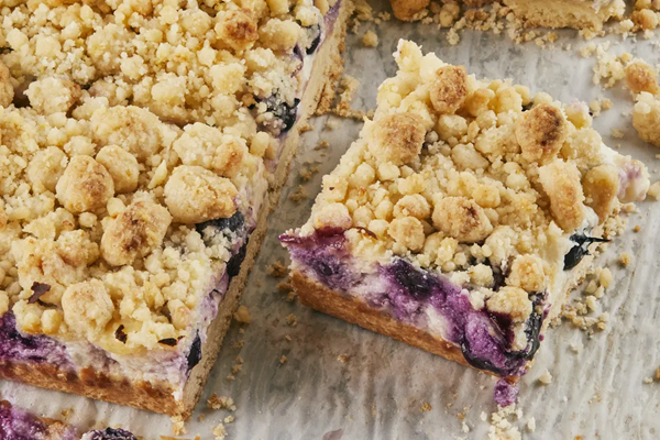 Lemon-blueberry bars