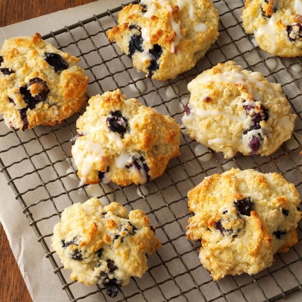 Lemon blueberry biscuits