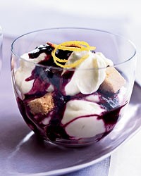 Lemon-blueberry cheesecake parfaits