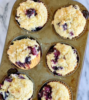 Lemon blueberry muffins