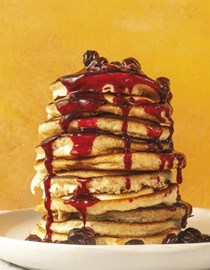 Lemon blueberry pancakes