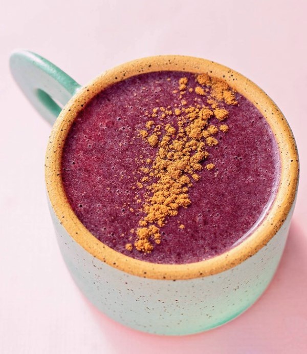 Lemon-blueberry pie smoothie