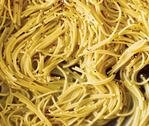Lemon-butter angel hair [Sue Kreitzman]
