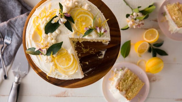 Lemon butter cake