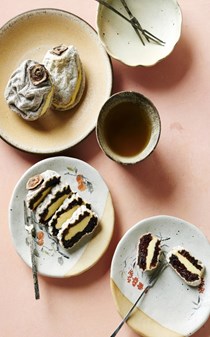 Lemon butter-stuffed hoshigaki