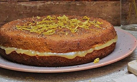 Lemon, buttermilk and black pepper cake