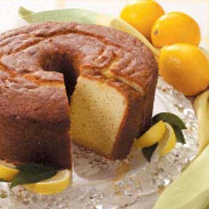 Lemon-buttermilk pound cake 