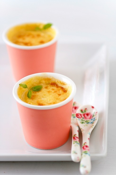 Lemon chamomile pots de creme & a taste of yellow