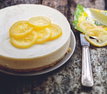 Lemon cheesecake