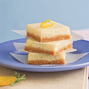 Lemon-cheesecake bars