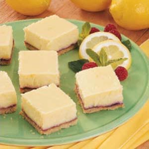 Lemon cheesecake squares 