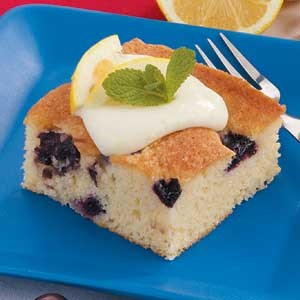 Lemon cherry cake