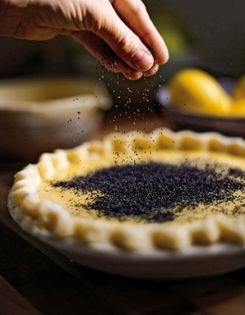 Lemon chess pie