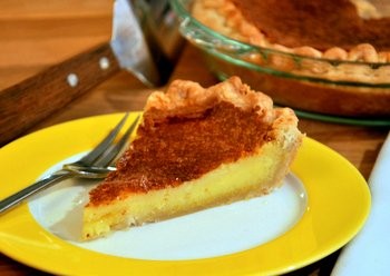 Lemon chess pie