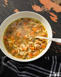 Lemon chicken orzo