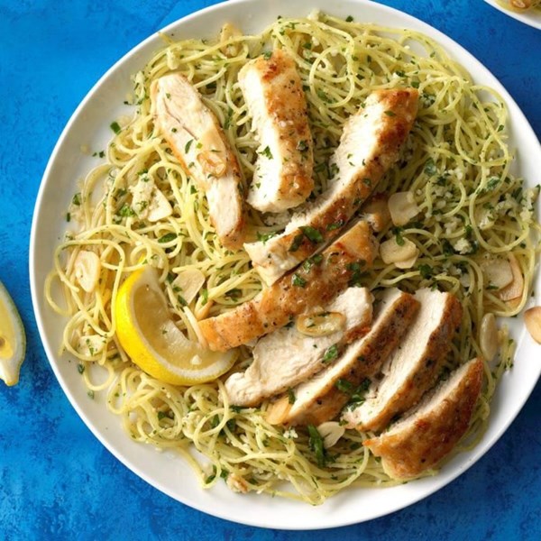 Lemon chicken pasta