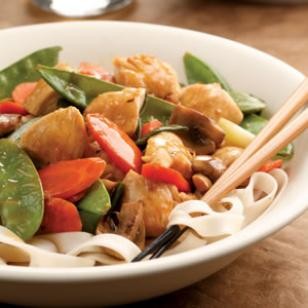 Lemon chicken stir-fry