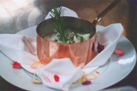 Lemon-chive seafood risotto