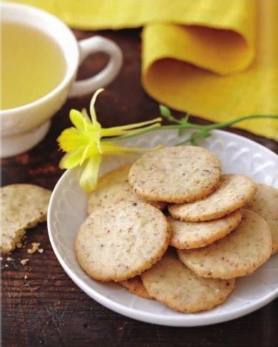 Lemon citrus tea cookies